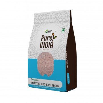 RICE FLOUR ( RED) ROASTED ORGANIC  500 GM